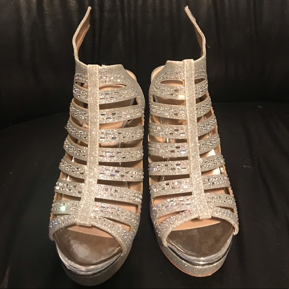 Silver heels